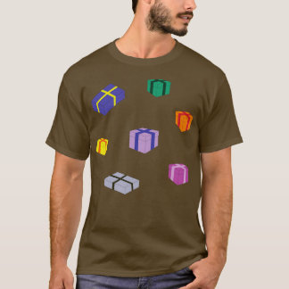 Camiseta Toneladas - Caixas de presentes coloridas