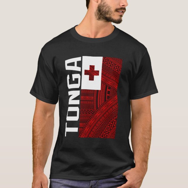 Camiseta Tonga Flag (Frente)