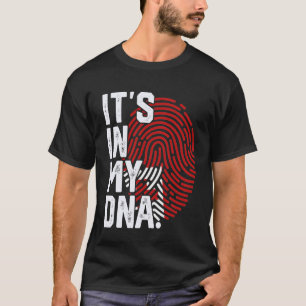 Camiseta Tonga Raízes Bandeira Impressão Digital Gráfico Pa