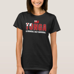 Camiseta Tonga Sem Vencedores Apenas Sobrevive Ao Rugby Ton