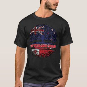Camiseta Tonga Tongan New Zealander New Zelândia Tree Roots