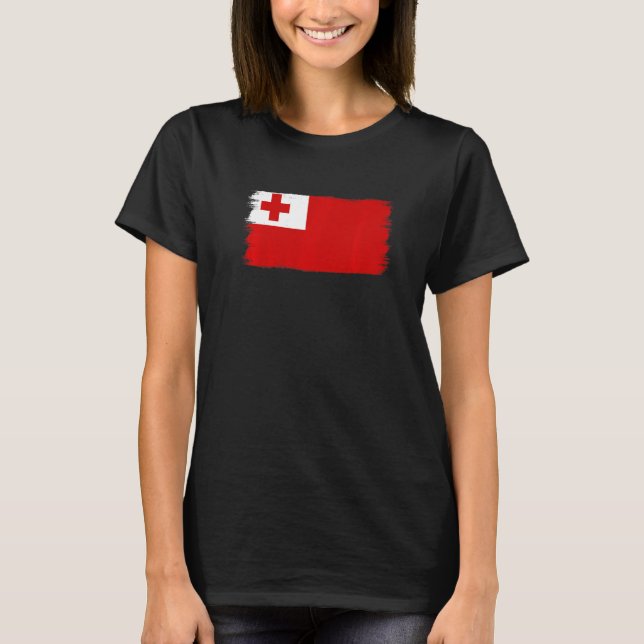 Camiseta Tongan Flag Tonga 1 (Frente)