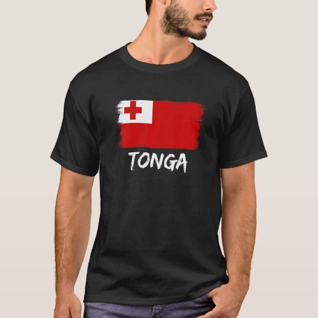 Camiseta Tongan Flag Tonga 1 (Frente)