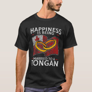 Camiseta Tongan WedKingdom Of Tonga Heritage Roots Fla