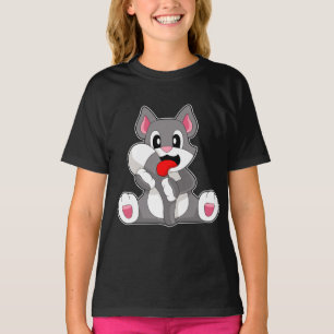 Camiseta Tongue Cat