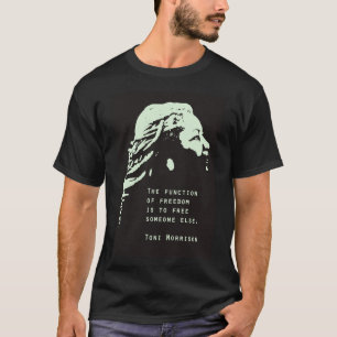Camiseta Toni Morrison Quote Poster, Toni Morrison Poster,