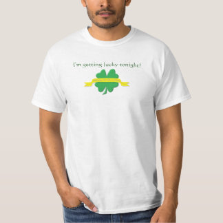 Camiseta Tonight/sorte afortunados ser t-shirt irlandês