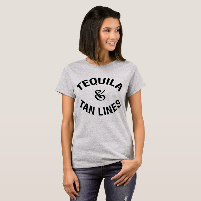 Camiseta Tons de T-Shirt tequila, tumblr (Frente Completa)