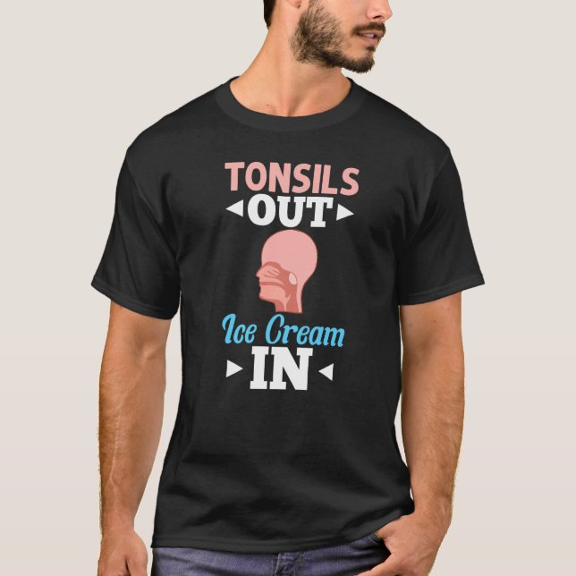 Camiseta Tonsillectomy Tonsil Removal Recovery Surgery Get  (Frente)
