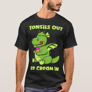 Camiseta Tonsils Out Tonsillectomtomy Recovery Tonsils Remo