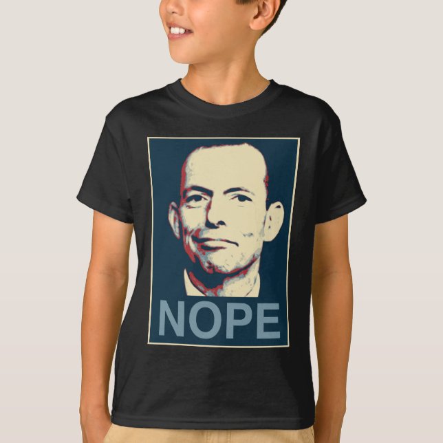 Camiseta Tony Abbott - Nope (Frente)