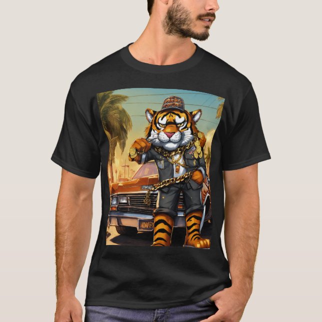 Camiseta Tony, o Tigre: A Stance Gangsta (Frente)