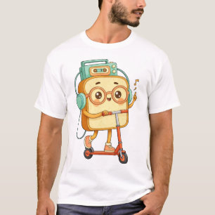 Camiseta Tony Pão - scooter fofo