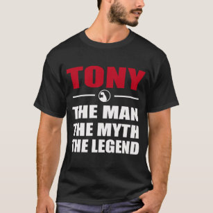 CAMISETA TONY THE MAN MYTH A LENDA