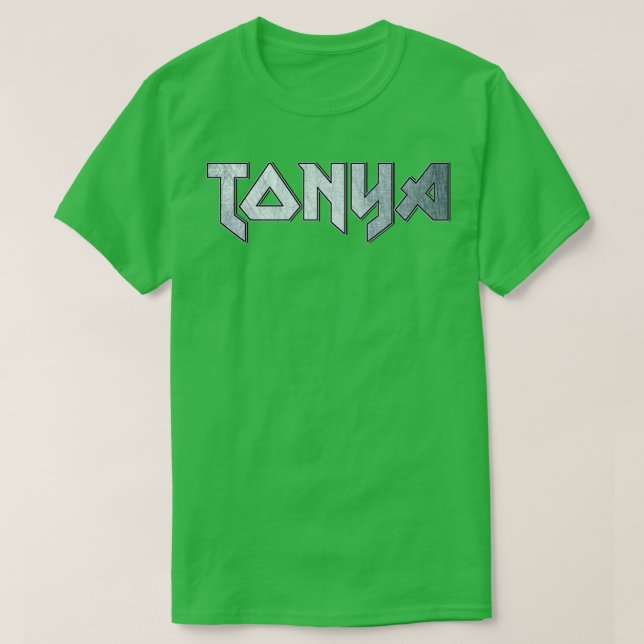 Camiseta Tonya de metal pesado (Frente do Design)