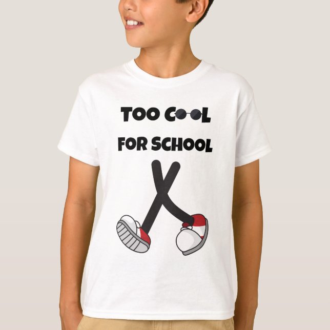 Camiseta  Too Cool for School Boys & Girls T-Shirt (Frente)