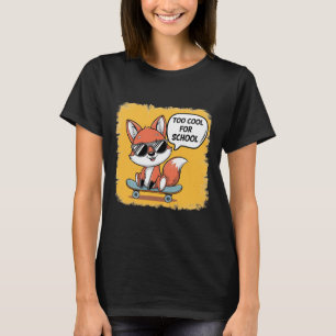 Camiseta Too Cool For School Moda Em Skate Fox