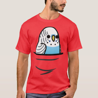 Camiseta Too Many Birds Blue Budgie