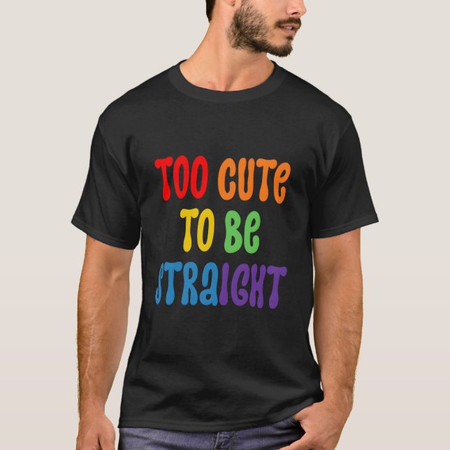 Camiseta Too To Be Straighpride Too To Be Straight (Frente)