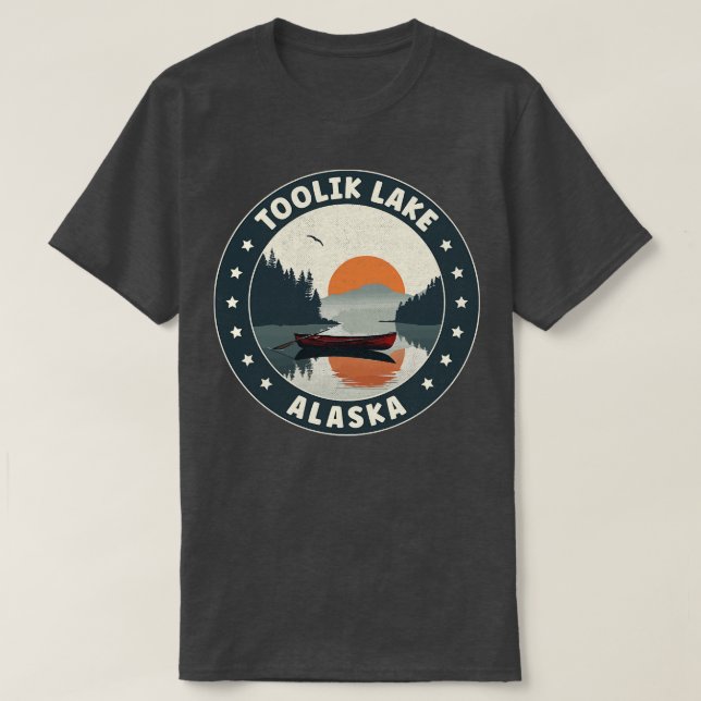 Camiseta Toolik Lake Alaska Sunset TSirt (Frente do Design)