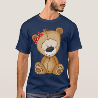 Camiseta Toon Bear Cute Loveable Kawaii