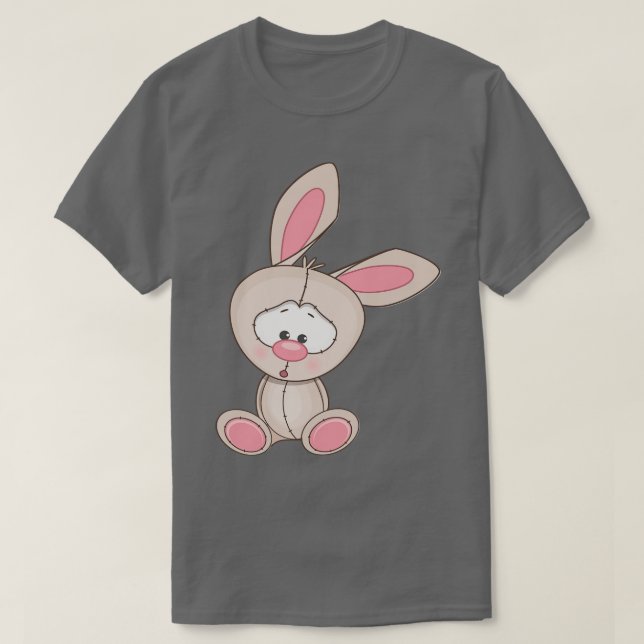 Camiseta Toon Bunny Rabbit Cute Loveable Kawaii (Frente do Design)