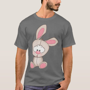 Camiseta Toon Bunny Rabbit Cute Loveable Kawaii