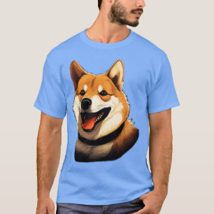 Camiseta Toon Shiba Inu Cog Cute Shiba Inu 5