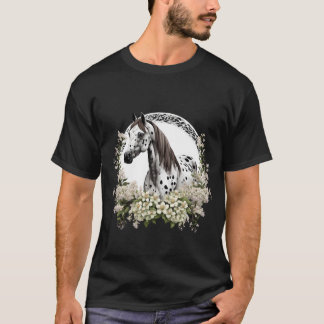 Camiseta toon Tattoo Art Of Appaloosa With Border Of Syring