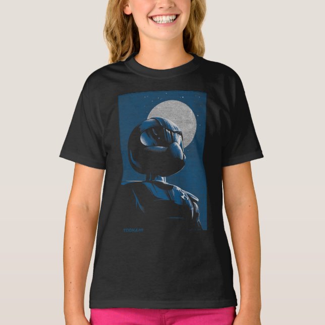 Camiseta Toonami TOM 5 Luz Gráfico (Frente)