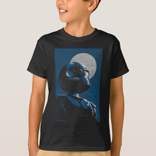 Camiseta Toonami TOM 5 Luz Gráfico (Frente)