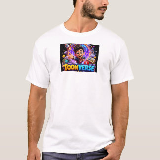 Camiseta ToonVerse – Personagens de Desenho Animado com IA