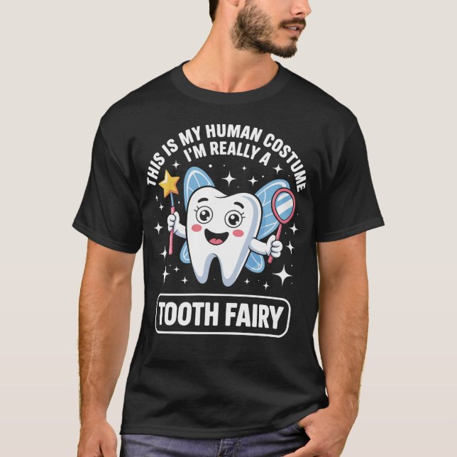 Camiseta Tooth Fairy Cute Costume Funny Teeth (Frente)