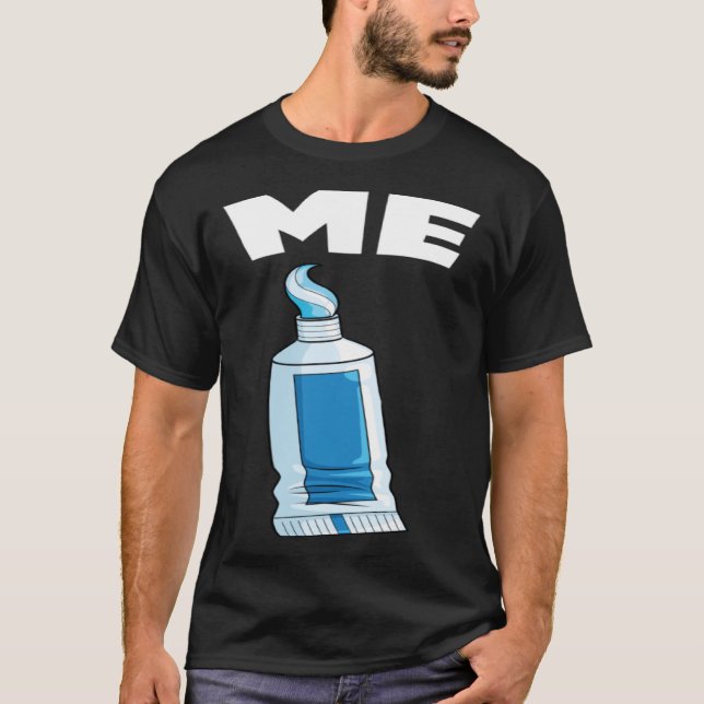 Camiseta Toothpaste Me Figurume 2 de 2 melhores amigos (Frente)