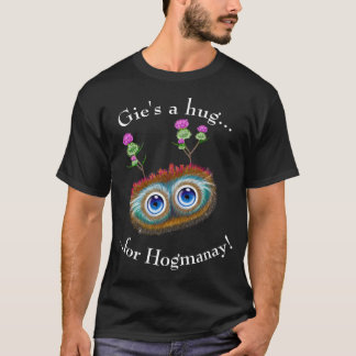 Camiseta Toots escoceses Haggis das buzinas. Hogmanay