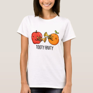 Camiseta Tooty Fruity Fruta Musical Engraçado Pun