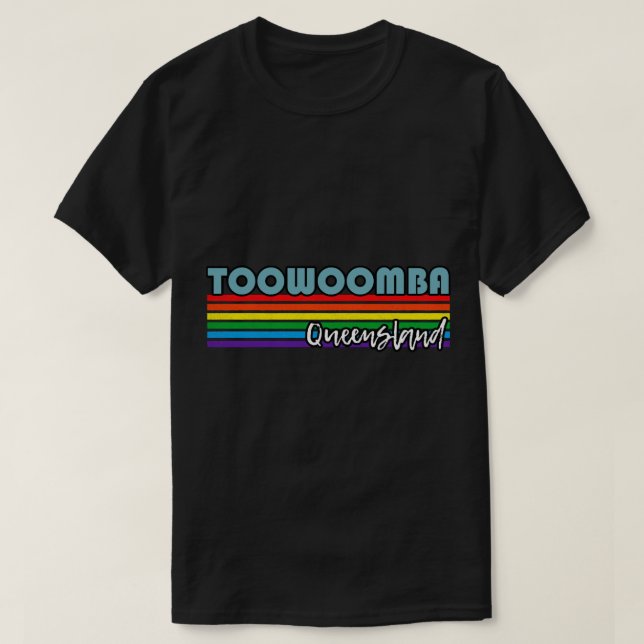 Camiseta Toowoomba Queensland Priirt Shirt Toowoomba LGBT G (Frente do Design)
