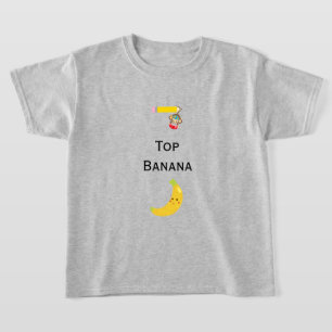 Camiseta Top Banana com macacos pendurados para cr