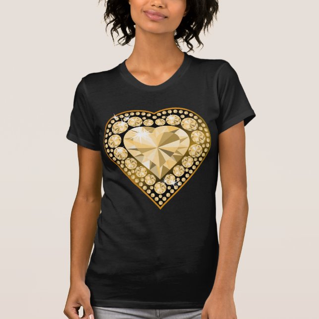 Camiseta Topaz Gem Heart (Frente)