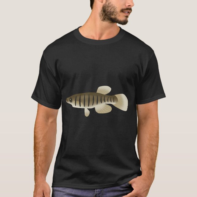 Camiseta Topminnow Listrado (F. lineolatus) (Frente)