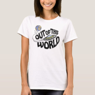 Camiseta Topo divertido do "Fora deste Mundo"