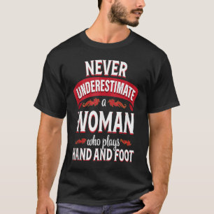 Camiseta Topo do jogo Jogador de Jogador de Mão e Pé