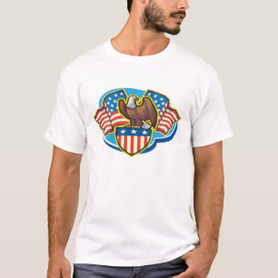 Camiseta Topo do Tanque de Águia Americano