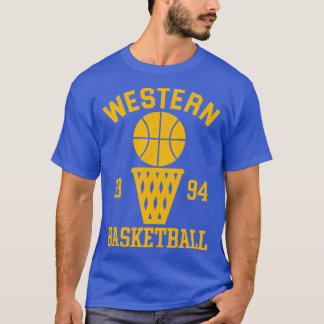 Camiseta Topo do treinamento de basquete ocidental de chips