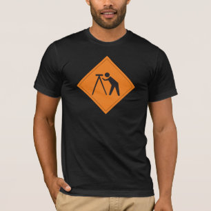 Camiseta Topógrafo da terra no trabalho