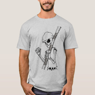 Camiseta Topógrafo de esqueleto 01