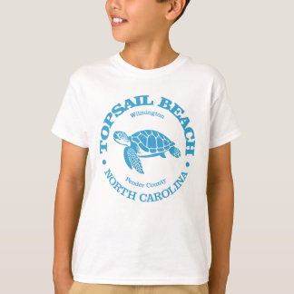 Camiseta Topsail Beach (tartaruga marinha)