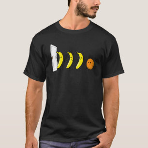 Camiseta Toque 3 Bananas 1 Funny Laranja