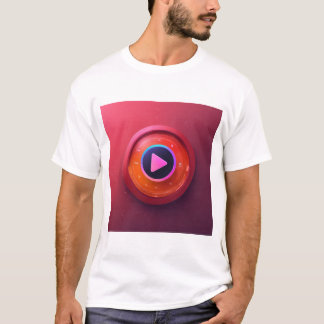 Camiseta "Toque Botão T-Shirt"