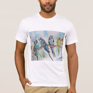 Camiseta Toque de Chave de Arte Watercolor do Watercolor do